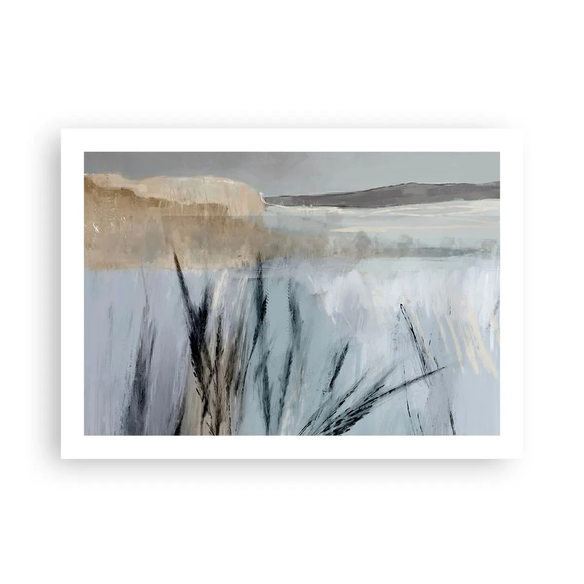 Poster - Campi d'inverno - 70x50 cm