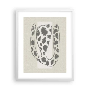 Poster in cornice bianca - Creatura stranissima - 40x50 cm