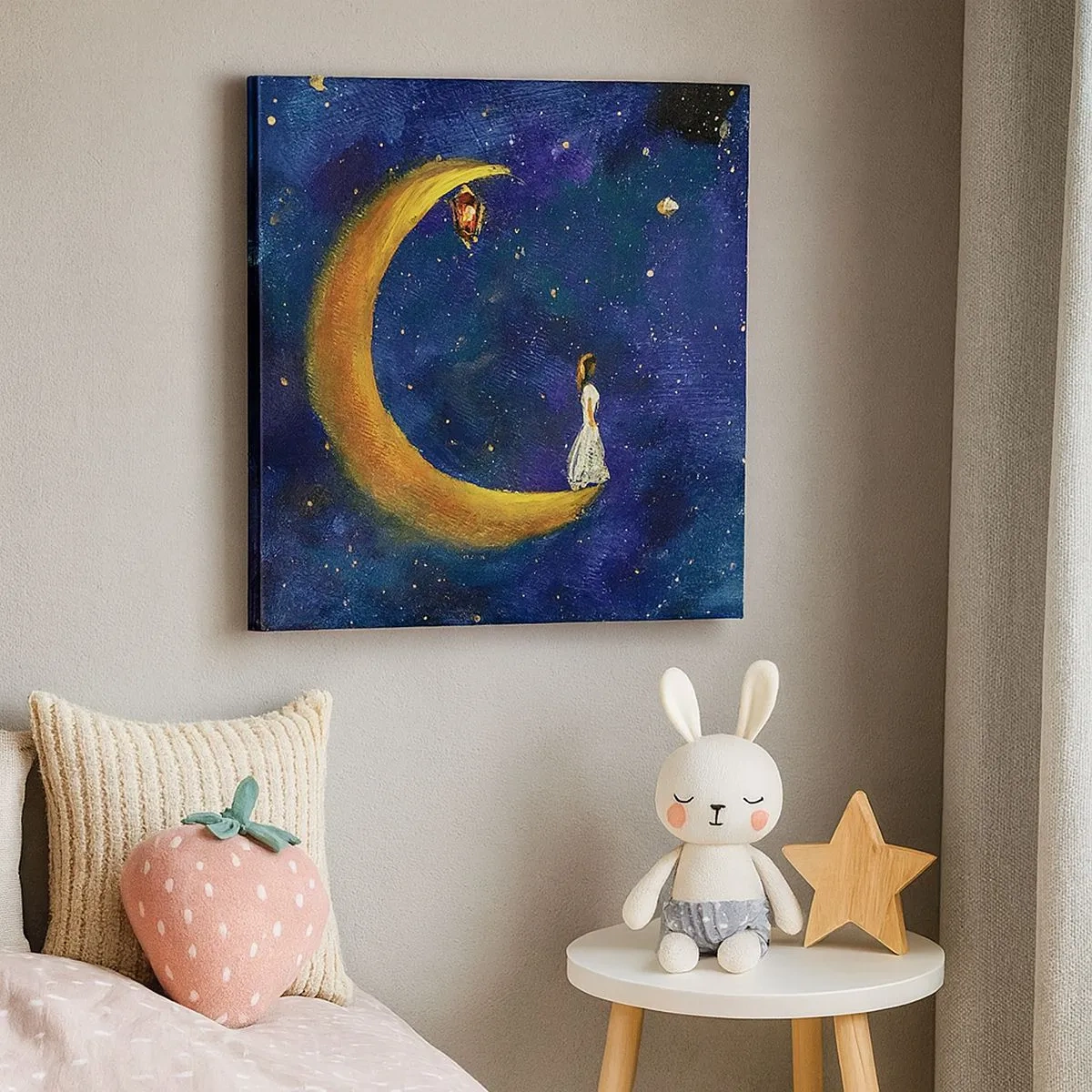 Quadro su tela - Stampe su Tela - Il richiamo del mondo - 30x30 cm