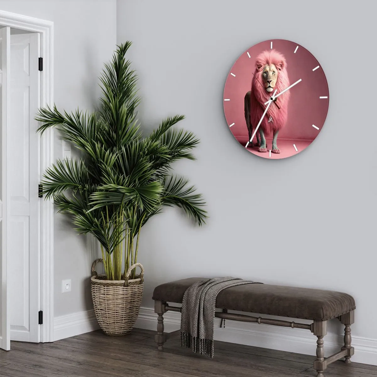 Orologio da parete - Orologio in Vetro - E non mette più paura - 40x40 cm