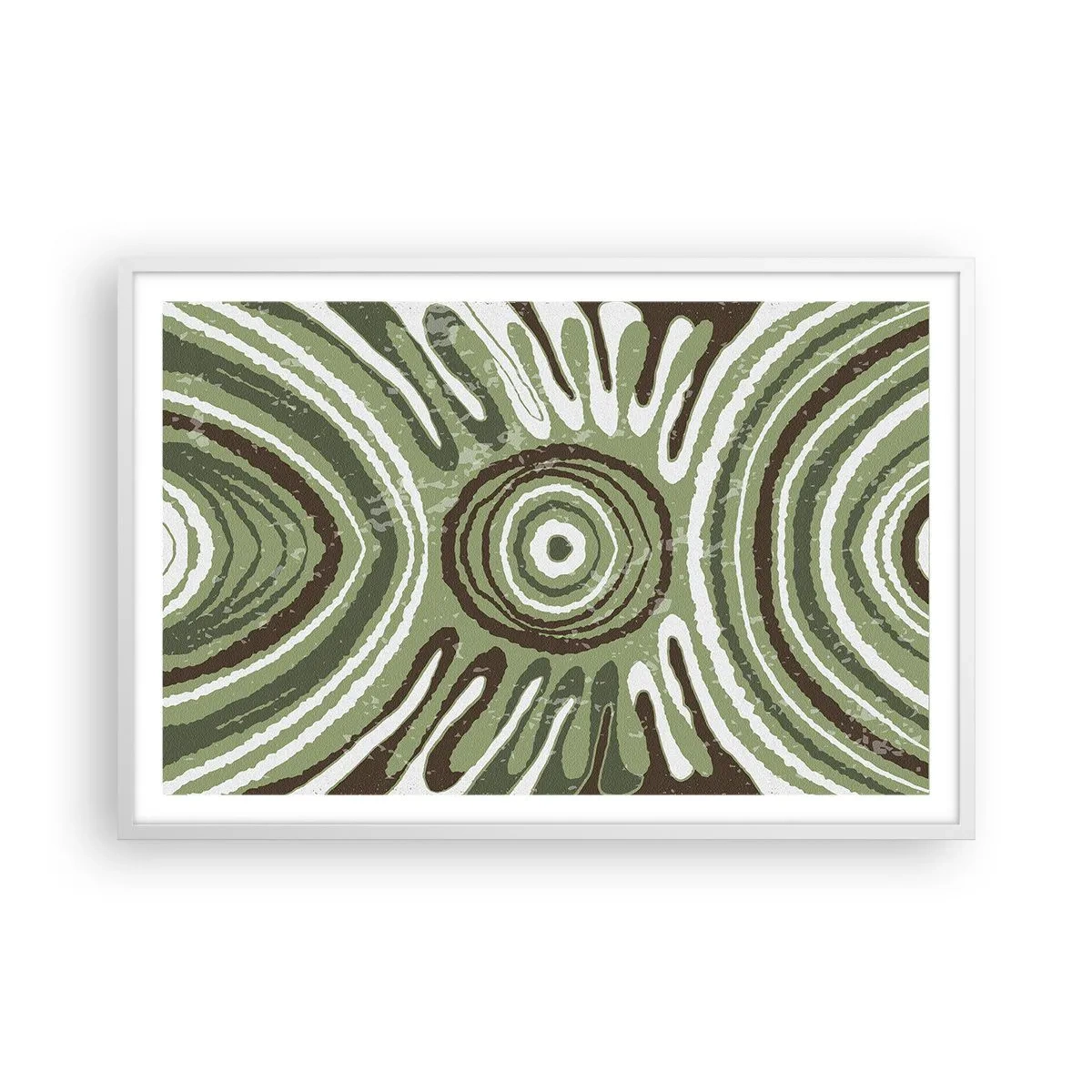 Poster in cornice bianca - Esplosione di emozioni - 91x61 cm