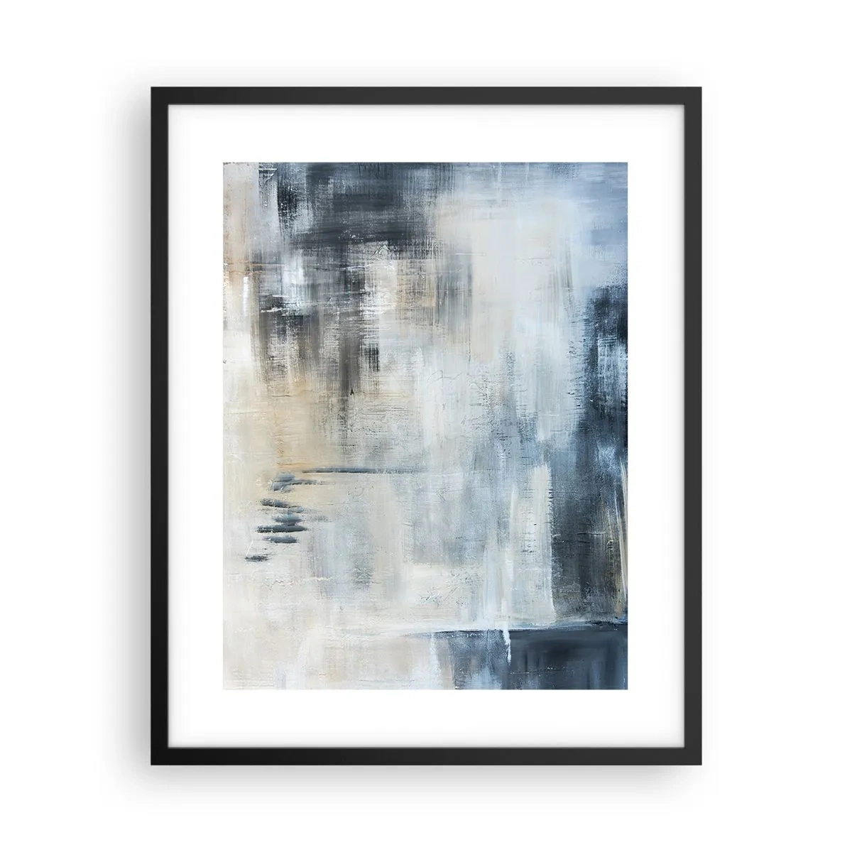 Poster in cornice nera - Coperti dal blu - 40x50 cm