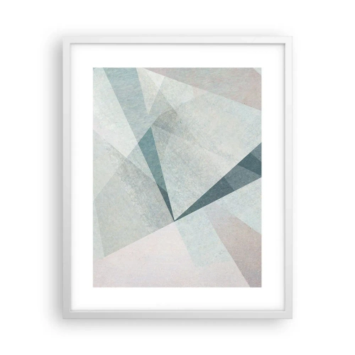 Poster in cornice bianca - Con calma ma dinamicamente - 40x50 cm