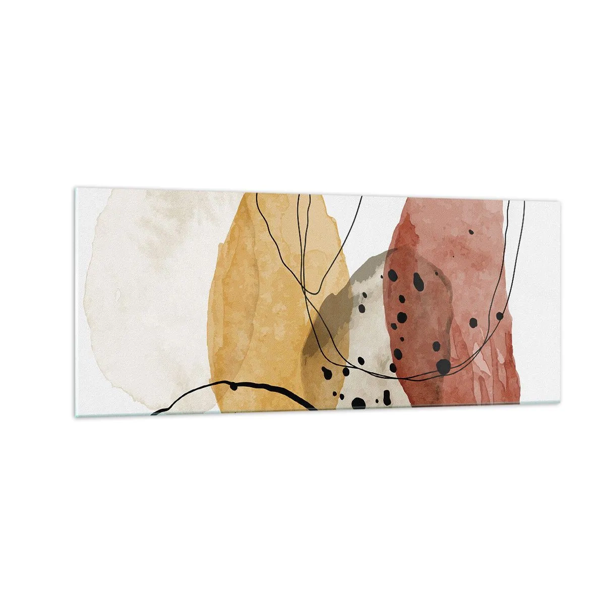 Quadro su vetro - Come aria leggera e trasparente - 100x40 cm