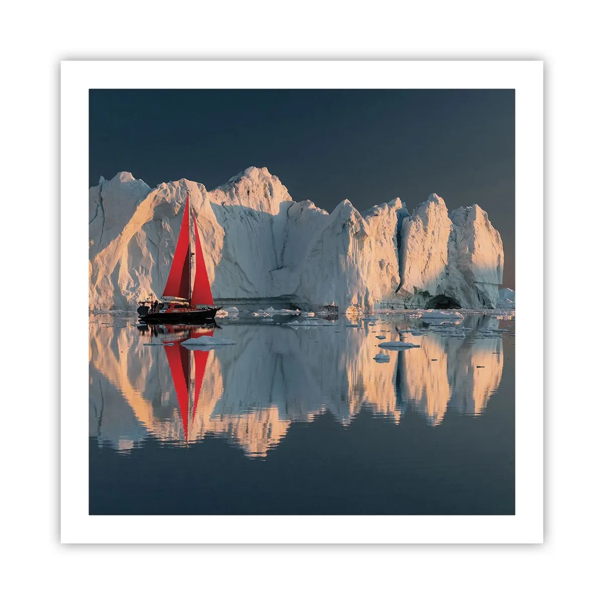 Poster - Ai confini del mondo - 60x60 cm