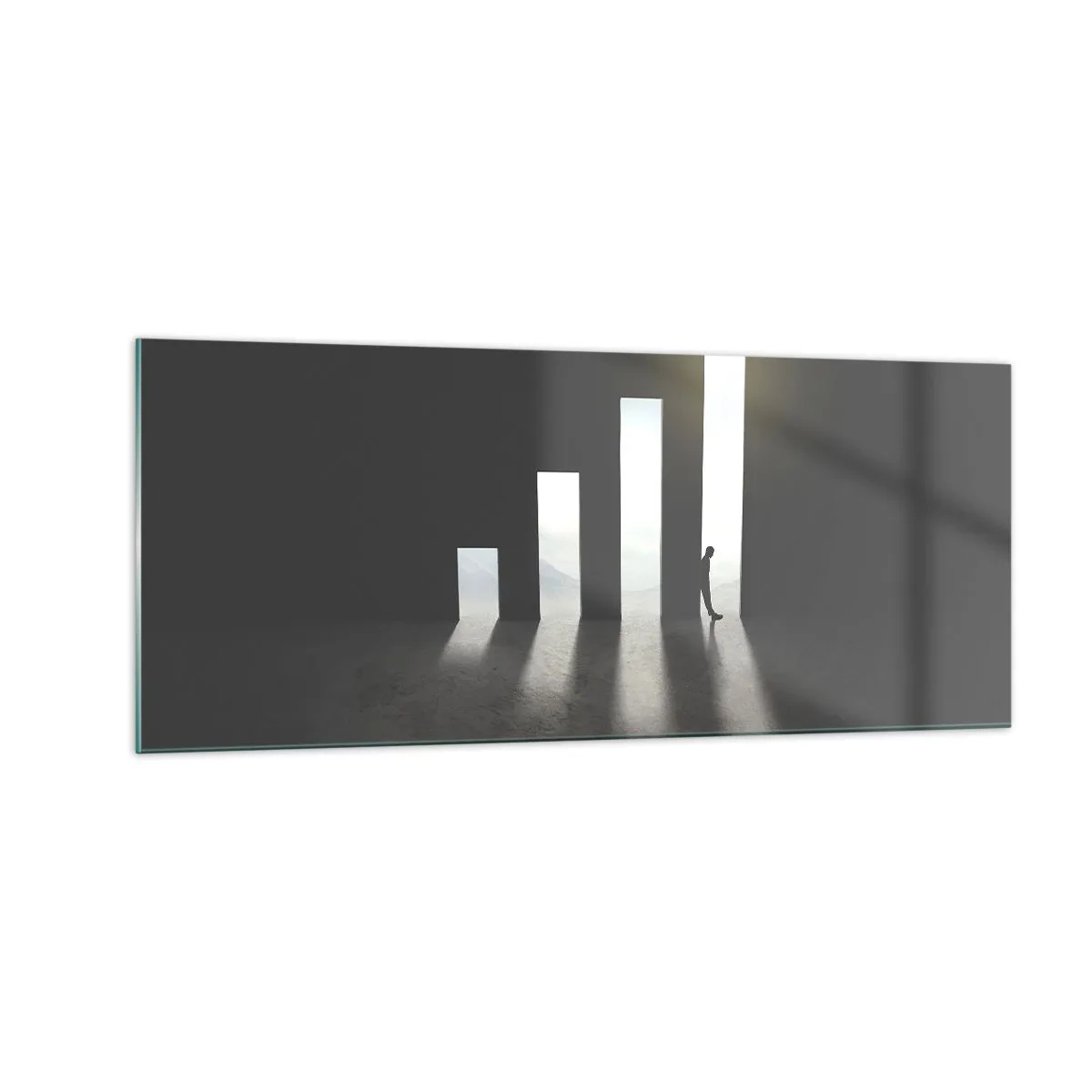 Quadro su vetro - Successo - impressione - 100x40 cm
