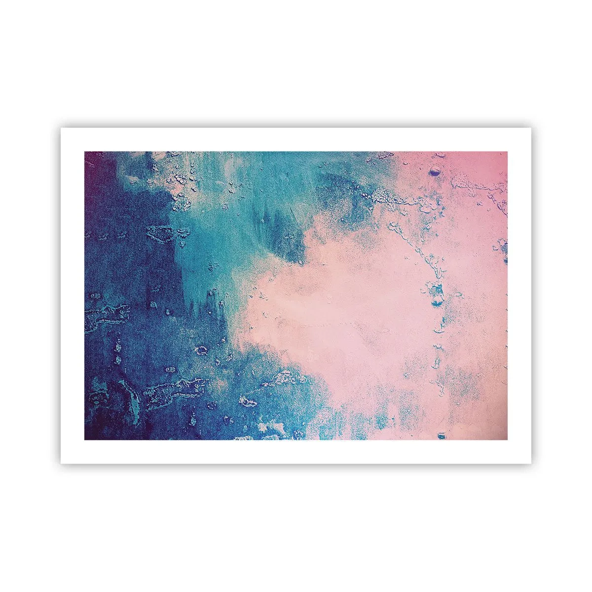 Poster - Abbracci nel blu - 70x50 cm