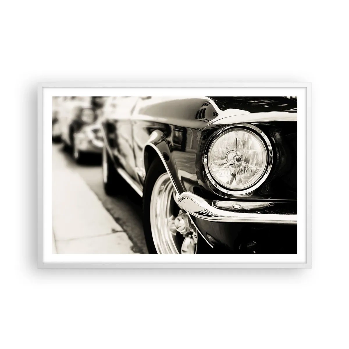 Poster in cornice bianca - Bellezza intramontabile - 91x61 cm