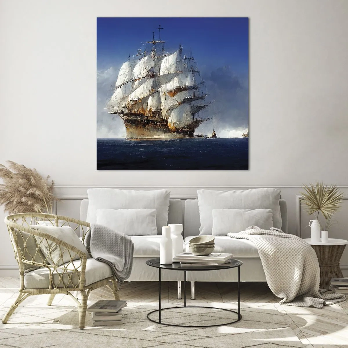 Quadro su vetro - The great glory! - 30x30 cm