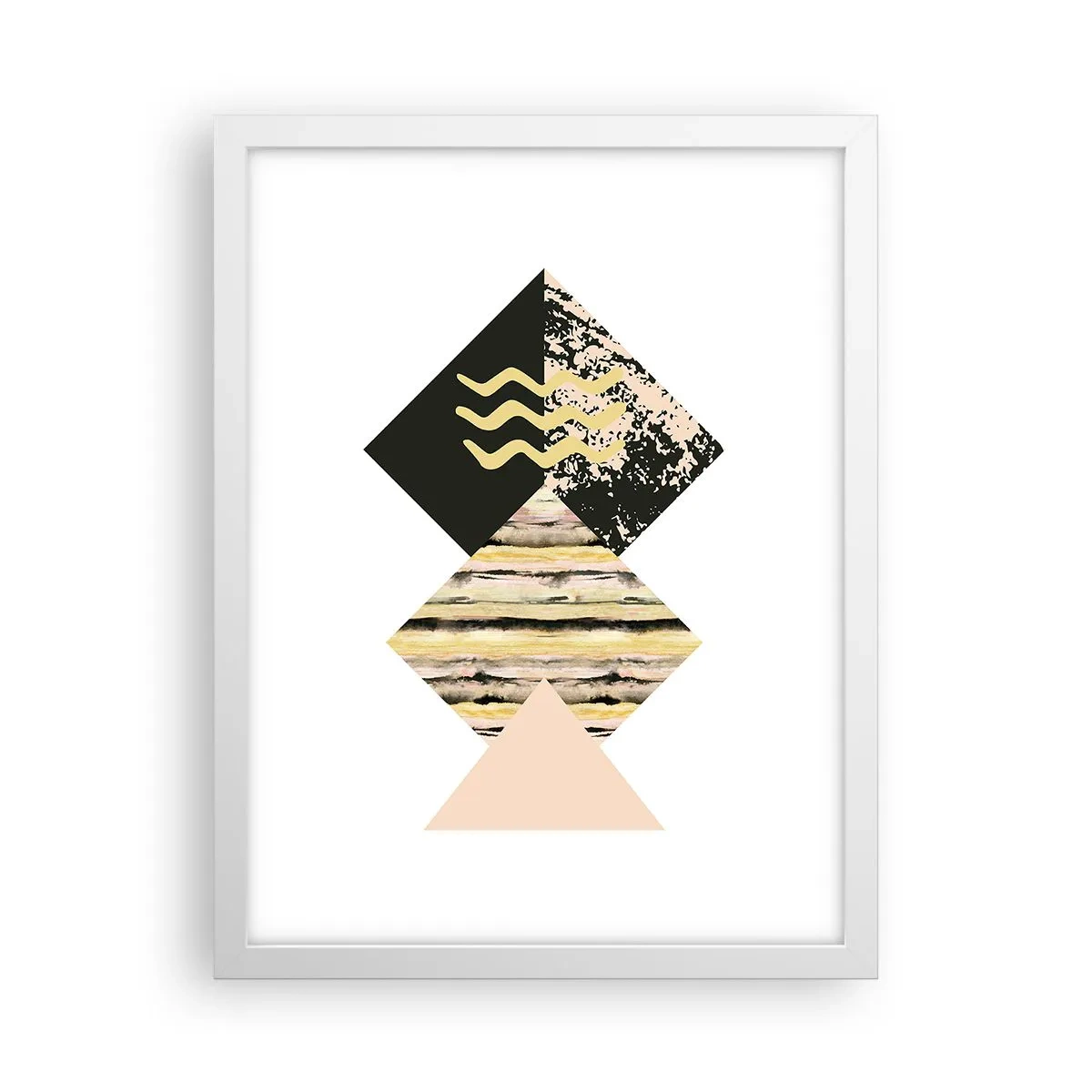 Poster in cornice bianca - Non è così facile - 30x40 cm