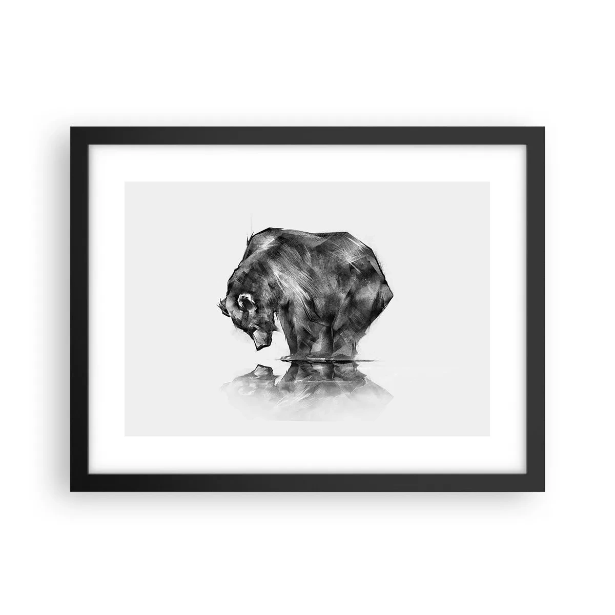 Poster in cornice nera - Fa piacere vedere chi ci è caro - 40x30 cm