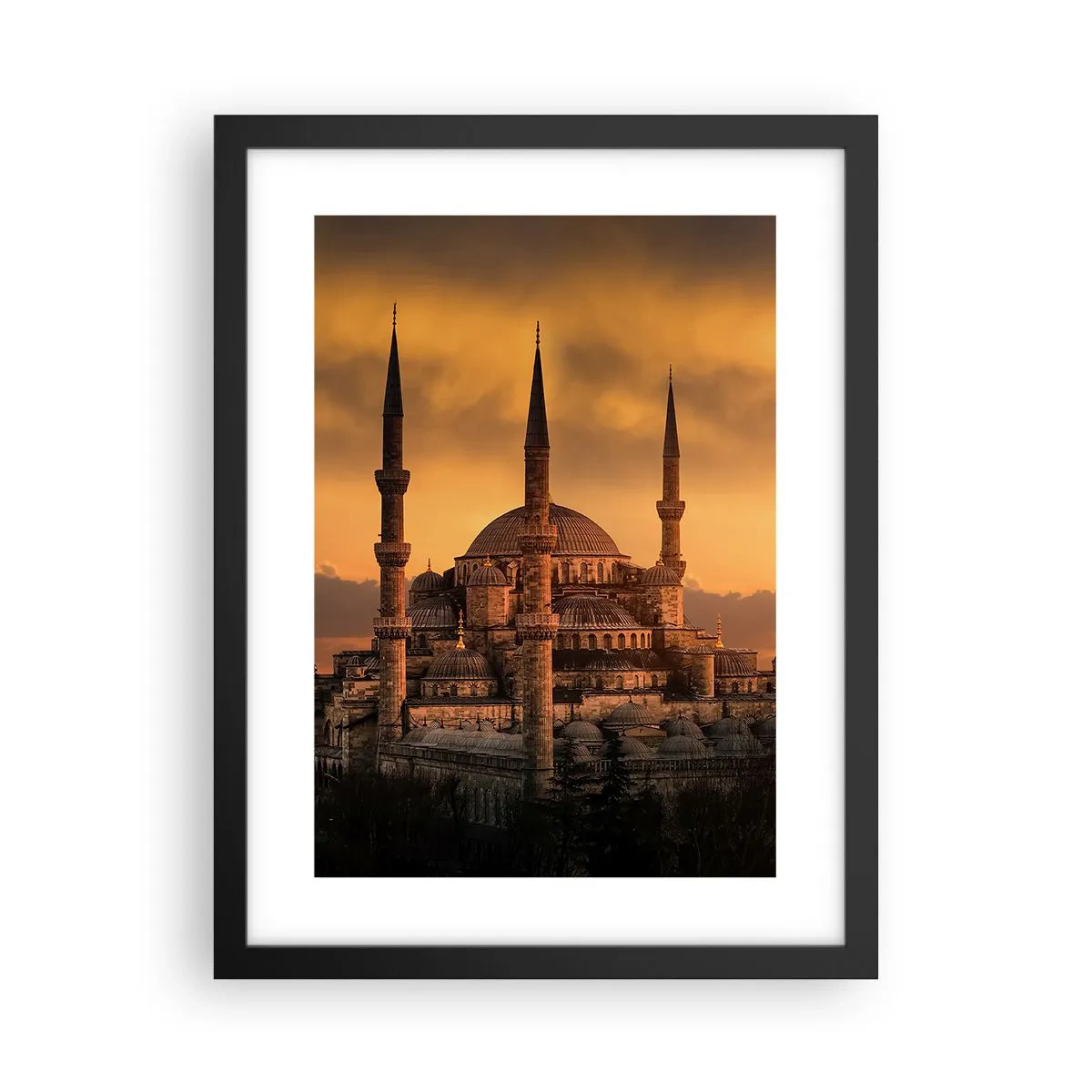 Poster in cornice nera - Dio è grande - 30x40 cm