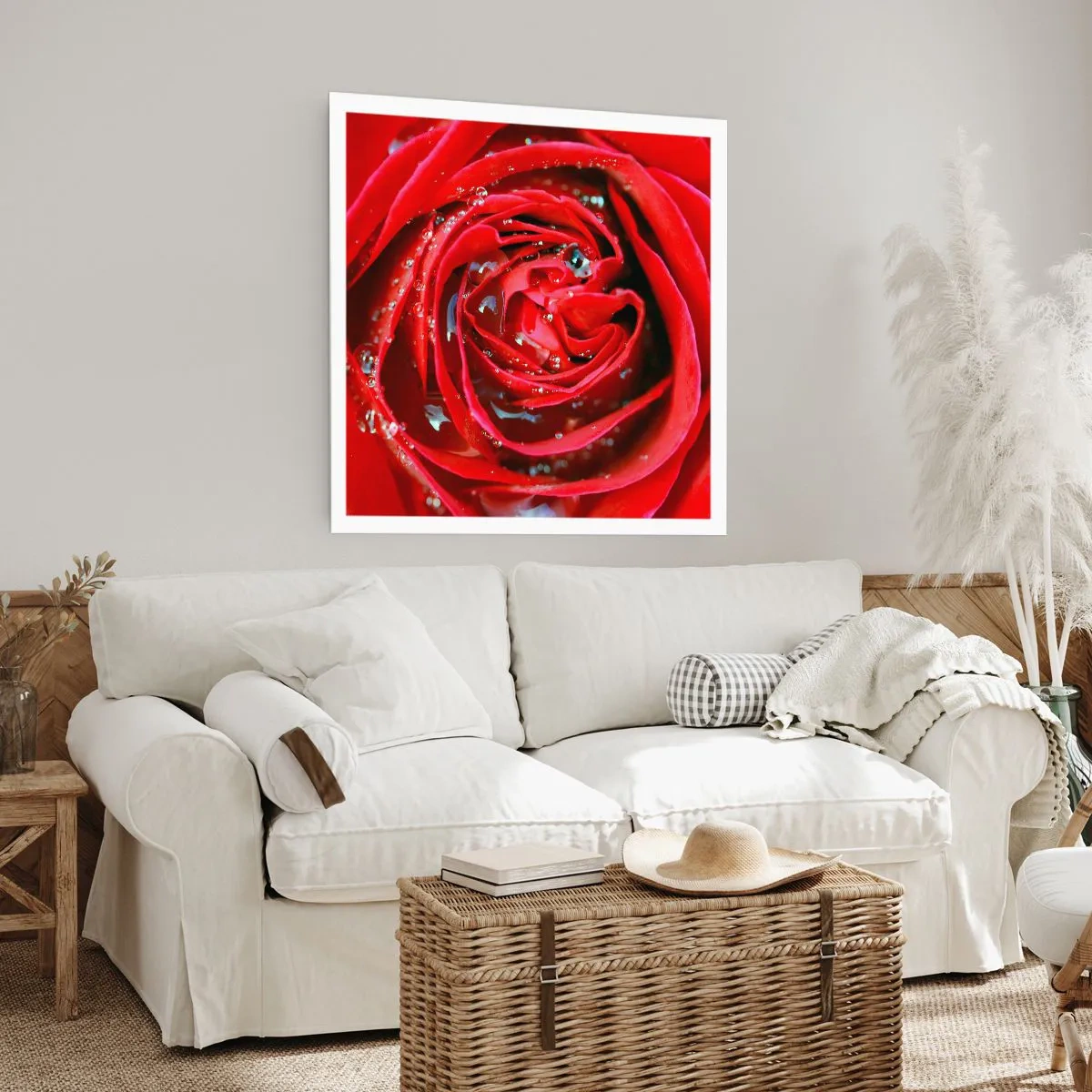 Poster - Nelle gocce della rugiada - 60x60 cm