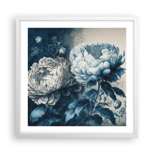 Poster in cornice bianca - Coppia perfetta - 50x50 cm