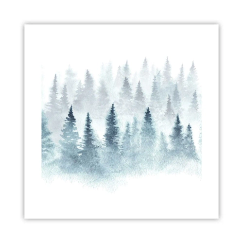 Poster - Avvolti nella nebbia - 40x40 cm