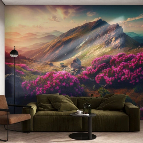 Fotomurali Premium Sand - L'estate sui monti - Paesaggio, Natura, Montagne - 300x210 cm