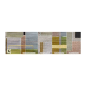 Campione di Fotomurale Premium Canvas - Semplice e tranquillo - Astrazione, Arte Moderna, Rettangoli - 100x30 cm