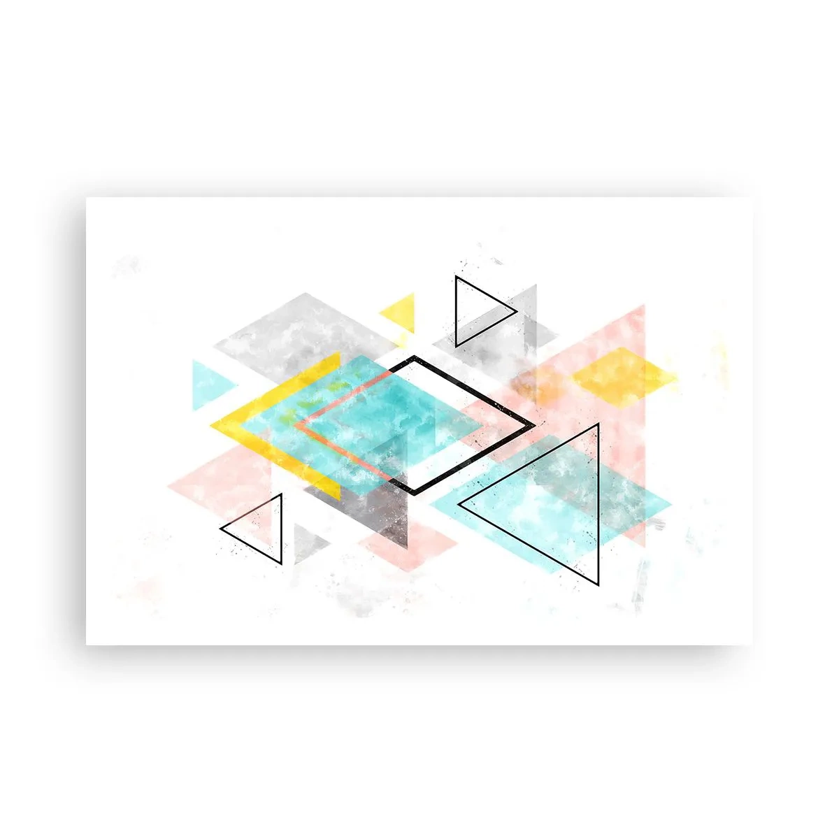 Poster - Gioco geometrico - 91x61 cm