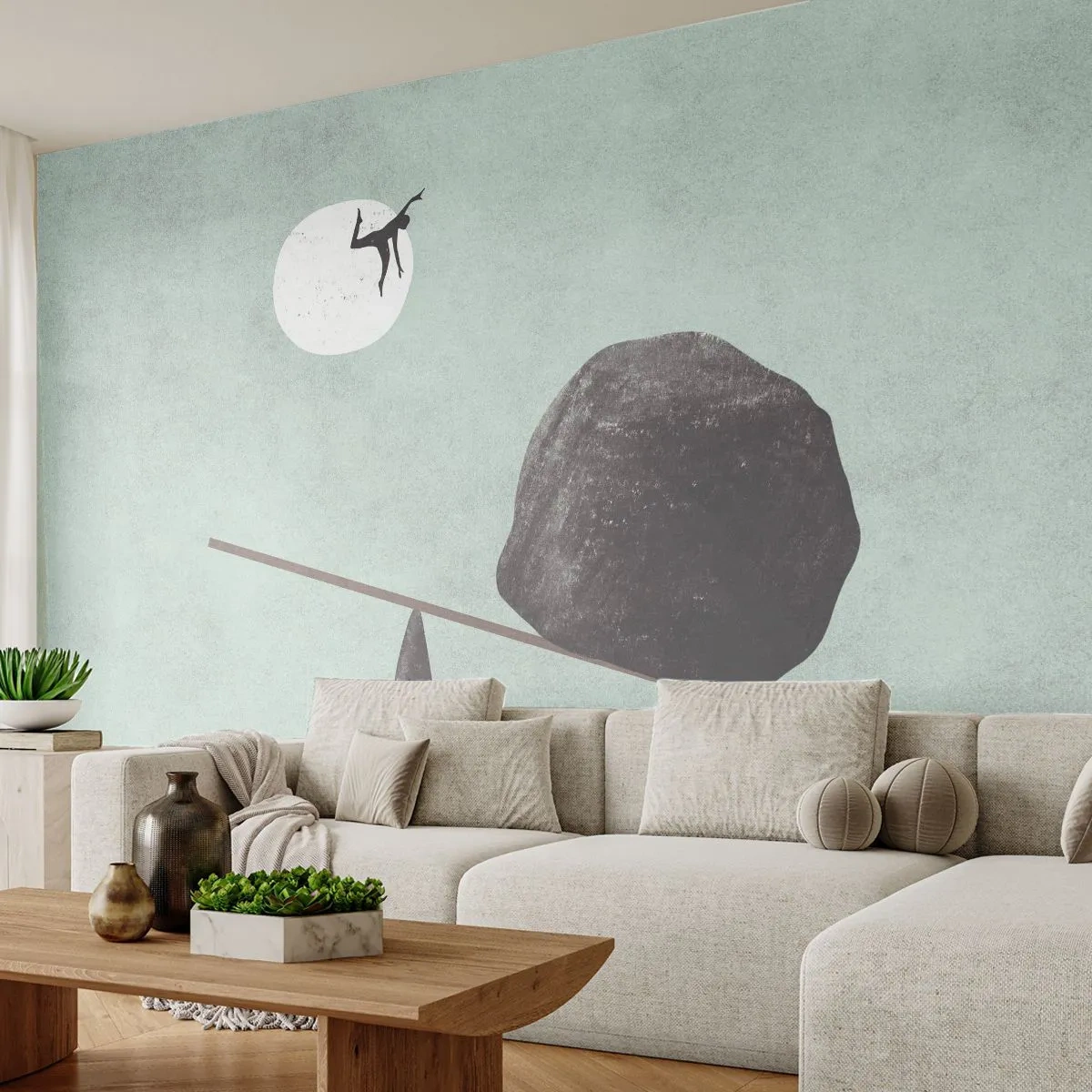 Fotomurali Premium Canvas - Sogno adempiuto - Astrazione, Pezzo, Uomo - 250x175 cm
