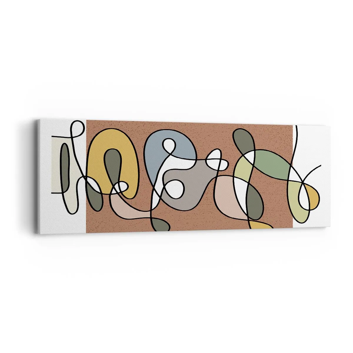 Quadro su tela - Stampe su Tela - Un'astrazione da ridere - 90x30 cm