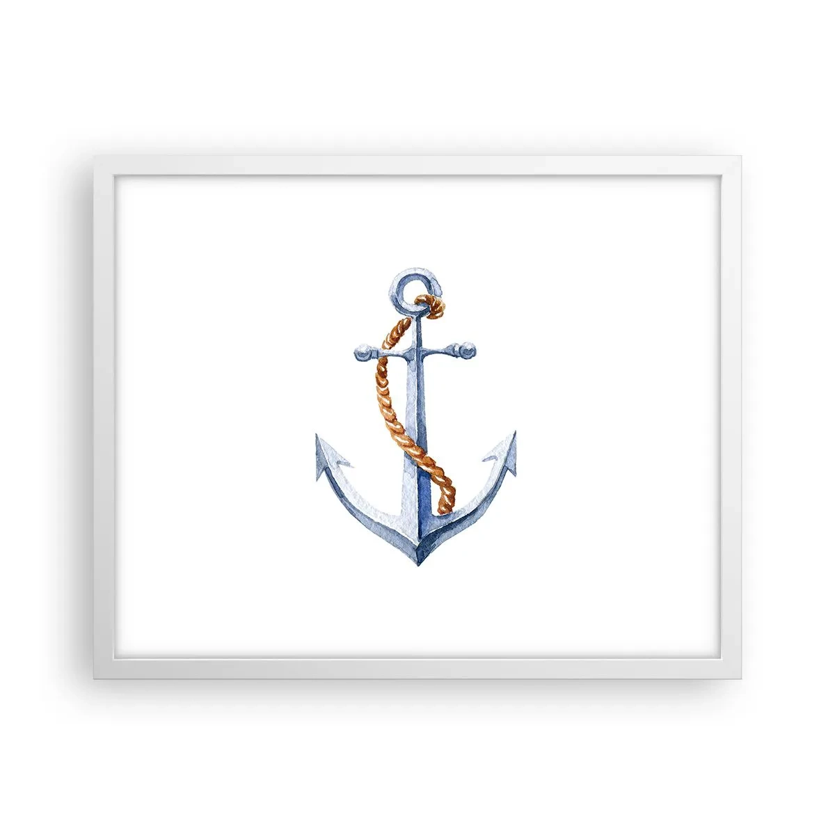 Poster in cornice bianca - Benvenuta avventura! - 50x40 cm