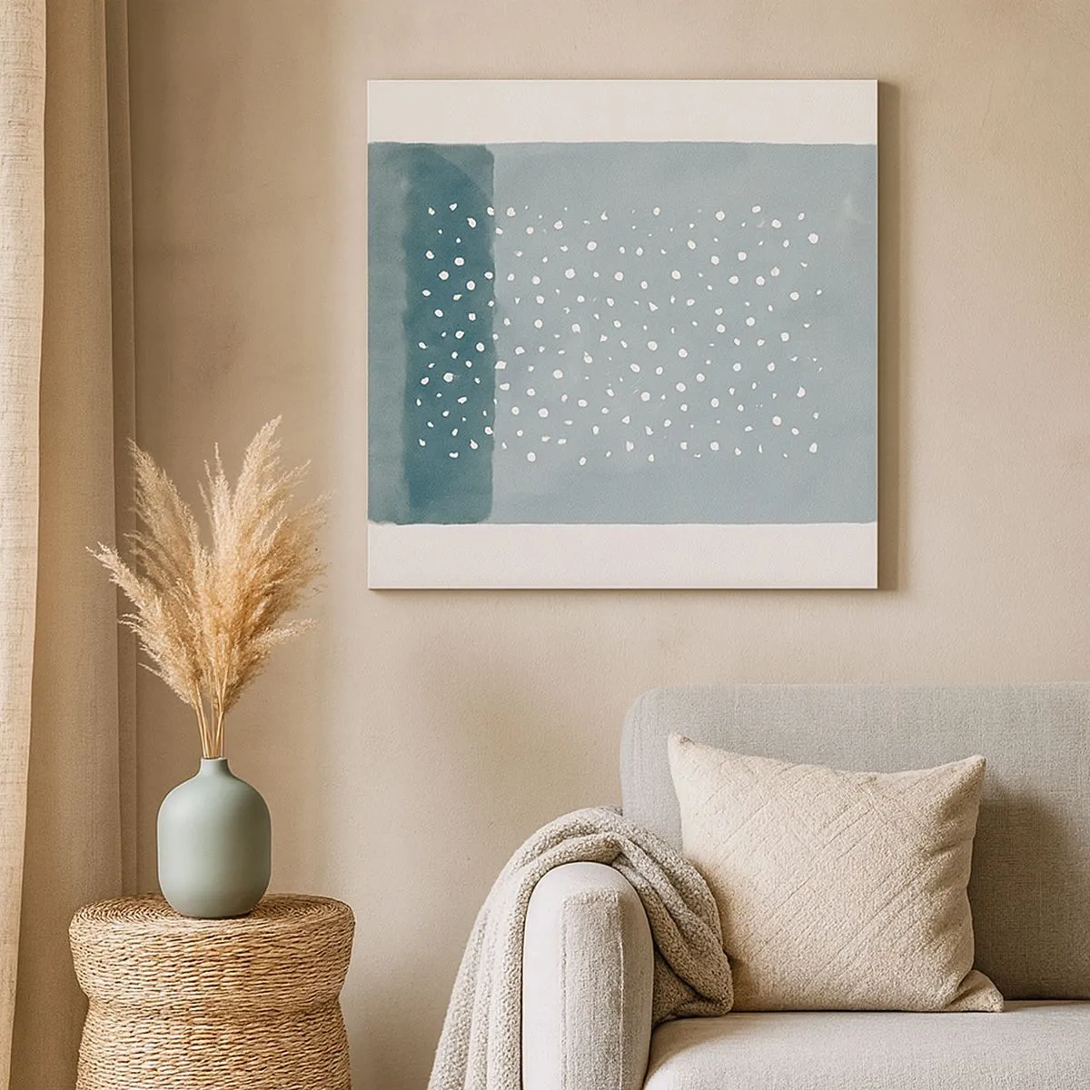 Quadro su tela - Stampe su Tela - Spuntate nel blu - 30x30 cm