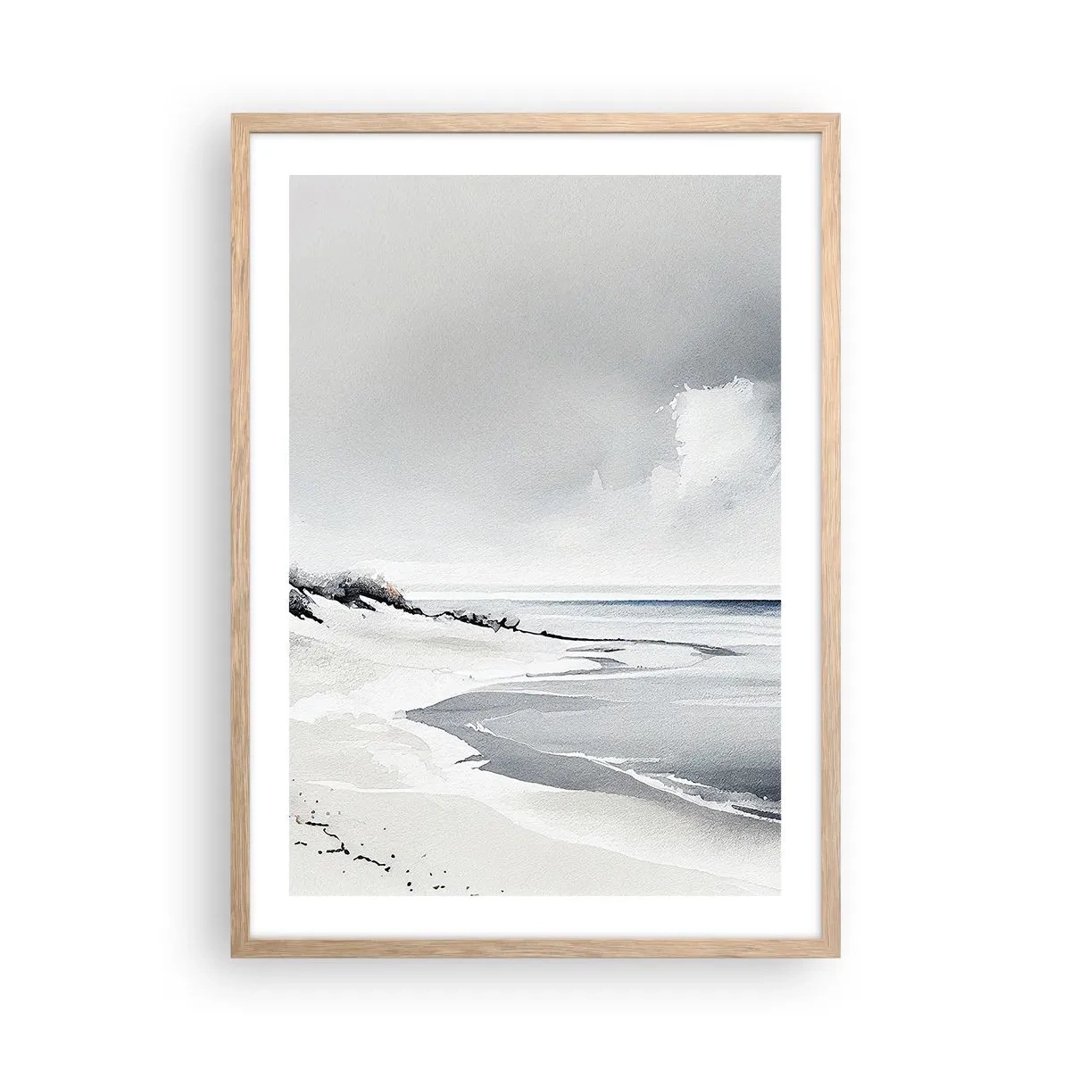 Poster in cornice rovere chiaro - Insieme da sempre - 50x70 cm