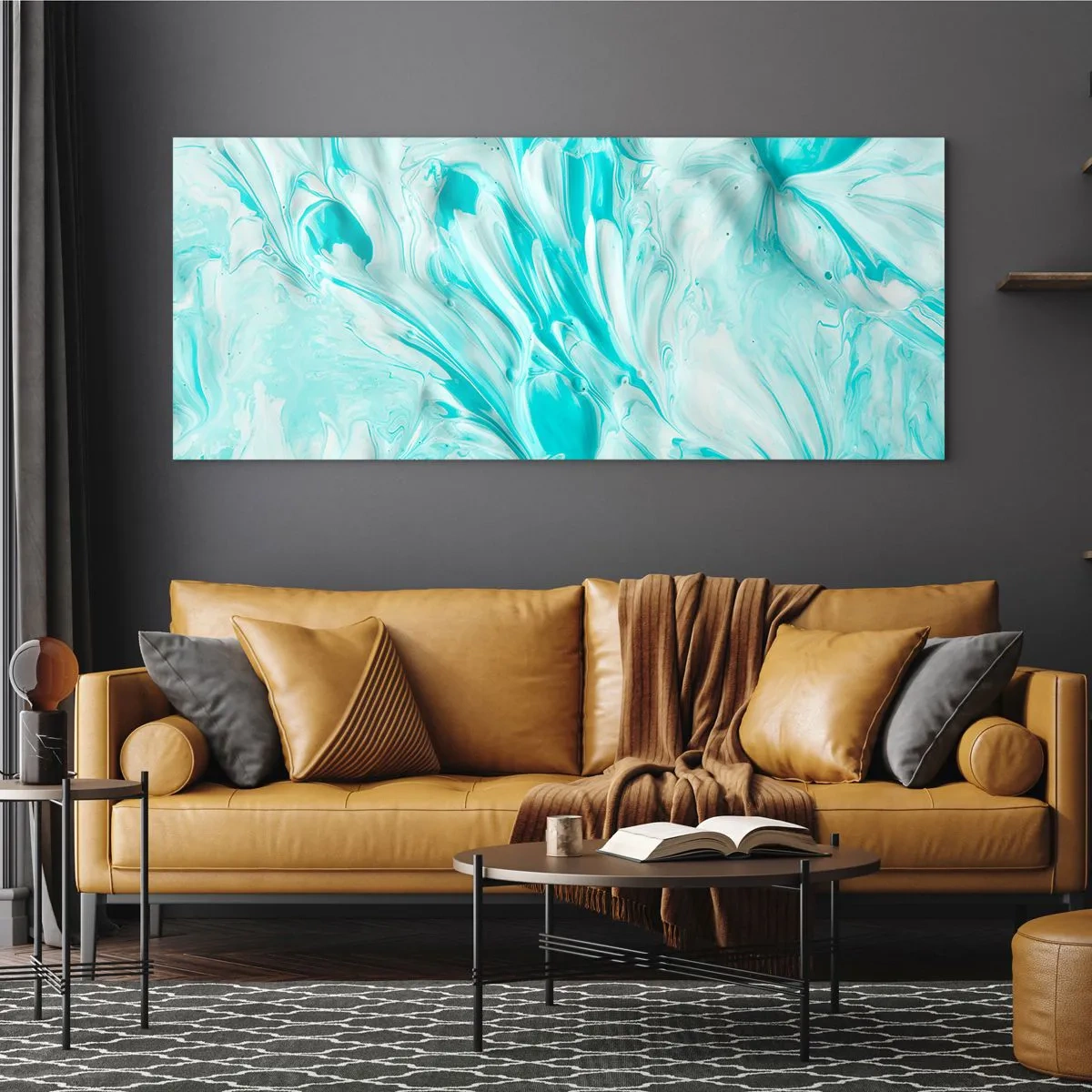 Quadro su vetro - Insieme per sempre - 100x40 cm
