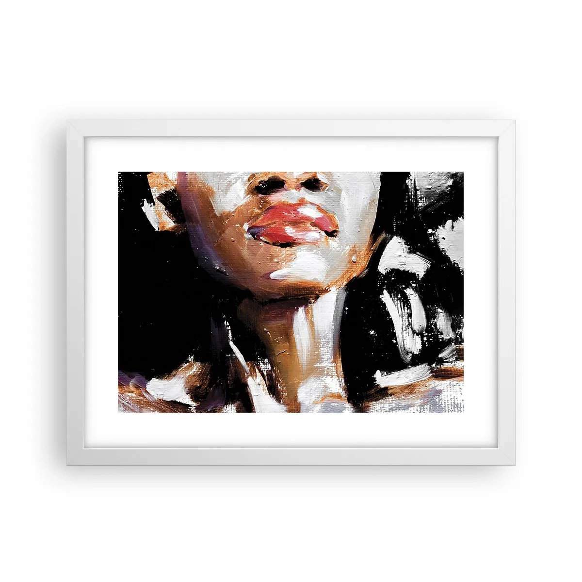 Poster in cornice bianca - Orgoglio senza pregiudizio - 40x30 cm