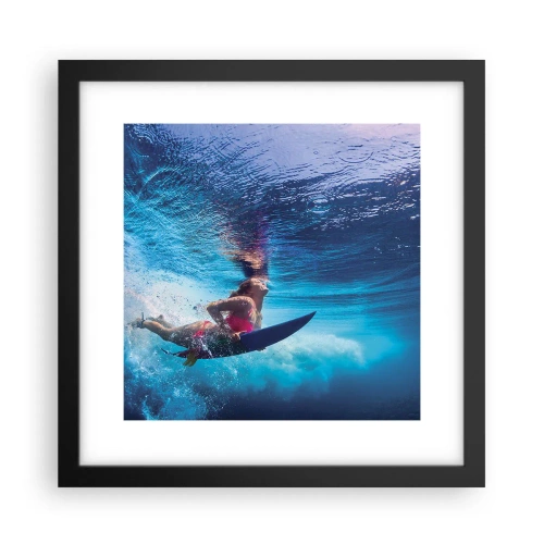 Poster in cornice nera - La profondità della gioia - 30x30 cm