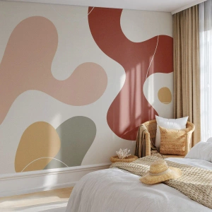 Fotomurali Autoadesivo Deluxe Sticker - Ghirigori - Astrazione, Pezzo, Immaginazione - 150x105 cm