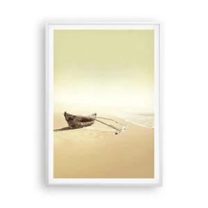 Poster in cornice bianca - Ricordo dei mari del sud - 70x100 cm