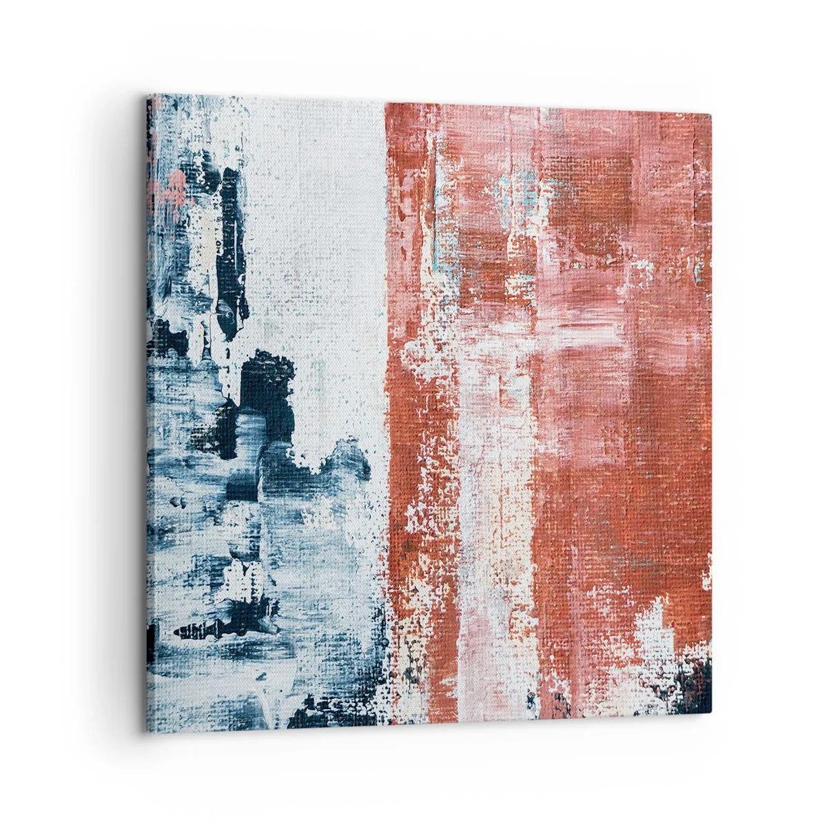 Quadro su tela - Stampe su Tela - Astratto in due metà - 60x60 cm