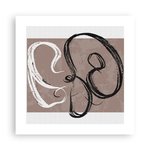 Poster - Composizione: alla ricerca della pienezza - 40x40 cm