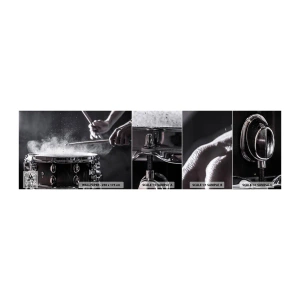 Campione Di Fotomurale Standard Eco - Il polso della musica - Musica, Uno strumento musicale, Tamburo - 100x30 cm