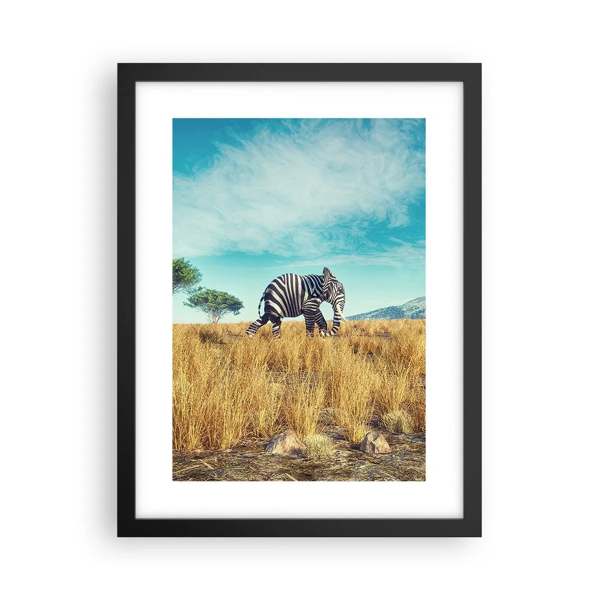 Poster in cornice nera - Il grigio non è più di moda - 30x40 cm