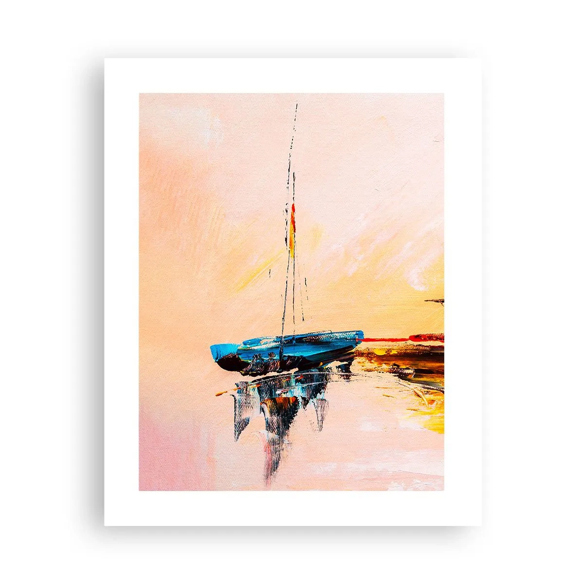 Poster - La sera sul molo - 40x50 cm