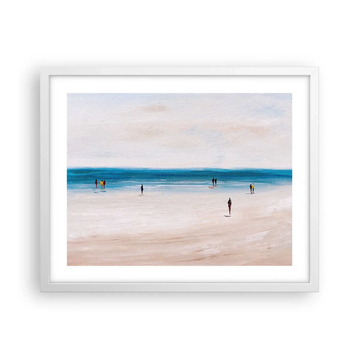 Poster in cornice bianca - Un bisogno naturale - 50x40 cm