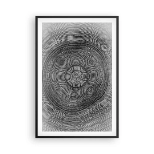 Poster in cornice nera - I segni del tempo - 61x91 cm