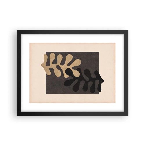 Poster in cornice nera - Assenza e completamento - 40x30 cm