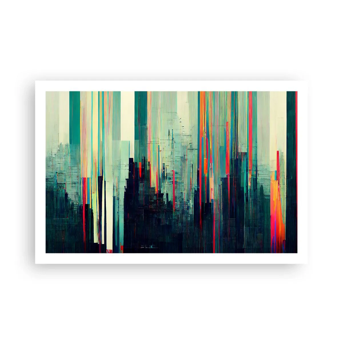 Poster - Città futuristica - 91x61 cm