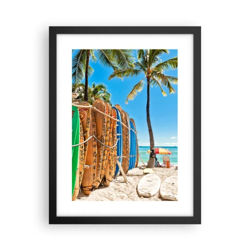 Poster in cornice nera - Divertimento sotto il sole - 30x40 cm