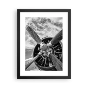Poster in cornice nera - Il dominatore dell'aria - 30x40 cm
