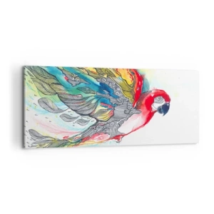 Quadro su tela - Stampe su Tela - Vivi a colori - 100x40 cm