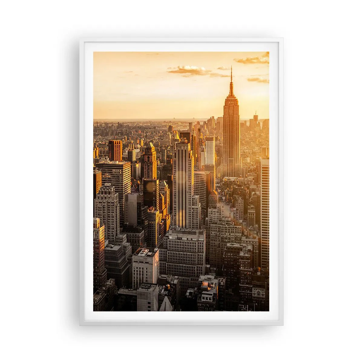 Poster in cornice bianca - Crescere al sole - 70x100 cm