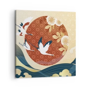 Quadro su tela - Stampe su Tela - Favola giapponese - 50x50 cm