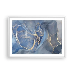 Poster in cornice bianca - Polvere d'oro - 70x50 cm