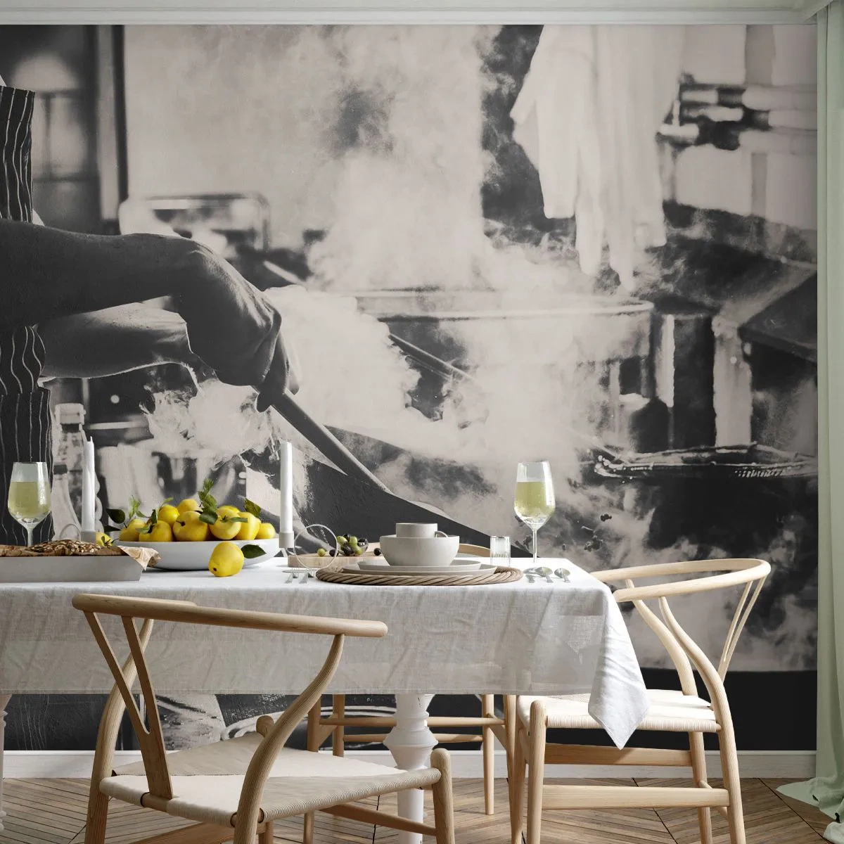 Fotomurali Standard Eco - L'alchimia dei sapori - Cucina, Gastronomia, Ristorante - 450x315 cm