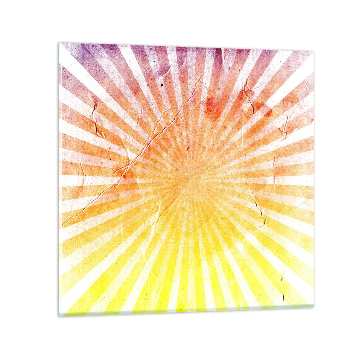 Quadro su vetro - Albe e tramonti - 30x30 cm