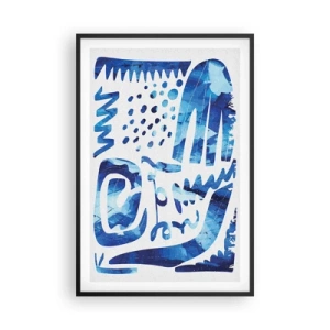 Poster in cornice nera - Ritorno alle radici - 61x91 cm